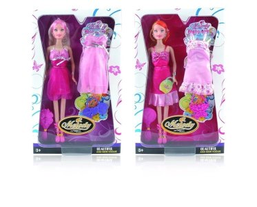 2 ASST. BENDABLE DOLL  - HP1005493