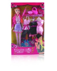 2 ASST. BENDABLE DOLL  - HP1005504