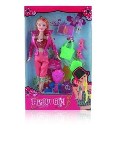 2 ASST. BENDABLE DOLL  - HP1005511