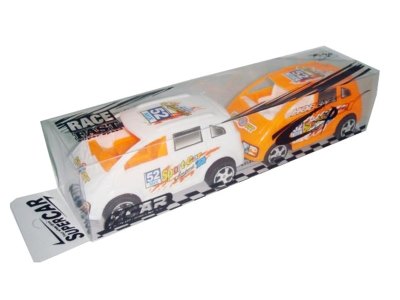 PULL BACK RACING CAR WHITE ORANGER - HP1005551