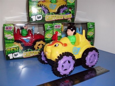 B/O BEN10 SKIP CAR W/COLORFUL WHEEL - HP1005719