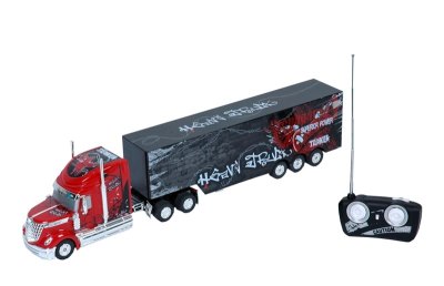 1:32 SCALE 6 FUNCTION RADIO  CONTROL CONTAINER TRUCK SOUND & LIGHT  - HP1005933