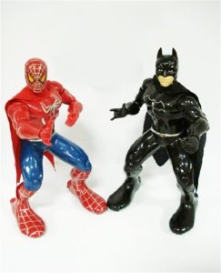 R/C SPARRING SPIDER MAN / BATMAN   BOBOT  SOUND & MOVEMENT - HP1006076