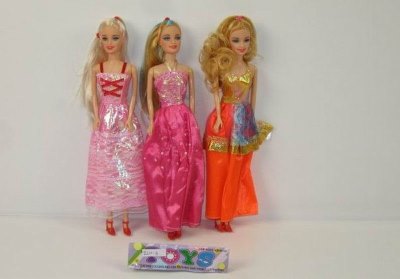 3 ASST. BENDABLE DOLL - HP1006160