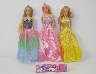 3 ASST. BENDABLE DOLL - HP1006164