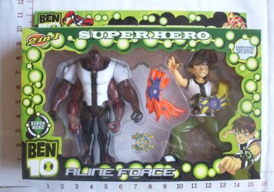 BENDABLE BEN 10 WITH 2 FLASHING LIGHT 2 COLOR 2 ASST. - HP1006248