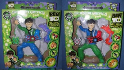 第二代BEN10公仔带2色闪灯 2色混装 - HP1006253