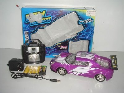 1:18 SCALE 4 FUNCTION R/C CAR W/12 LIGHT & BATTERY - HP1006929