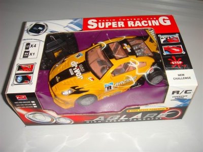 1:18 SCALE 4 FUNCTION R/C CAR W/12 LIGHT & BATTERY - HP1006967