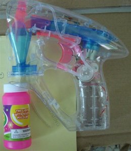 BUBBLE GUN W/LIGHT  - HP1006987