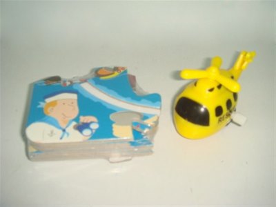 W/P PUZZLE RAIL PLANE/ DUCK / FIRE ENGINE/ OILER TANKER/TRAIN/BEETLE/ 6ASST. - HP1007257