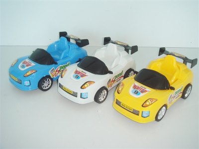 FRICTION CAR  WHITE BLUE YELLOW - HP1007514