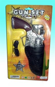 COWBOY GUN PLAY SET (PLATING) - HP1007587