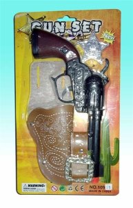 COWBOY GUN PLAY SET (PLATING) - HP1007589