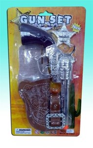 COWBOY GUN PLAY SET W/IC(PLATING) - HP1007591