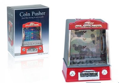 PUSH COINS MACHINES W/ 150PCS GAME COINS   - HP1007708