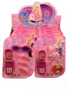 BEAUTY SET W/MOBILPHONE 2ASST. 8PCS/DISPLAY BOX  - HP1007724