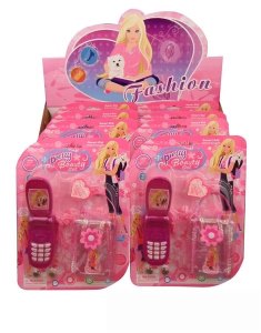 BEAUTY SET W/MOBILPHONE 8PCS/DISPLAY BOX  - HP1007729