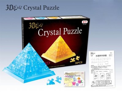 ASSEMBLE CRYSTAL PUZZLE (PYRAMID) 2COLOR - HP1007782