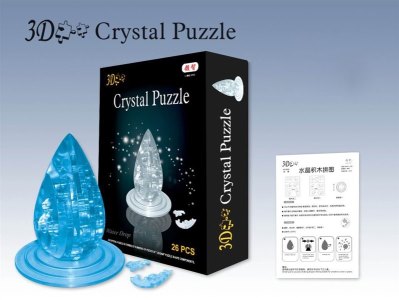 ASSEMBLE CRYSTAL PUZZLE (WATER DROP) 2COLOR - HP1007785