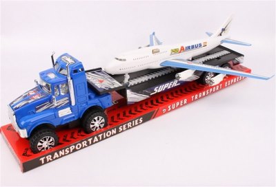 FRICTION TOW CAR W/FREE WHEEL PLANE 3 COLOR - HP1007798