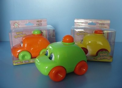 CARTOON FRICTION CAR W/MOVING EYE - HP1008102