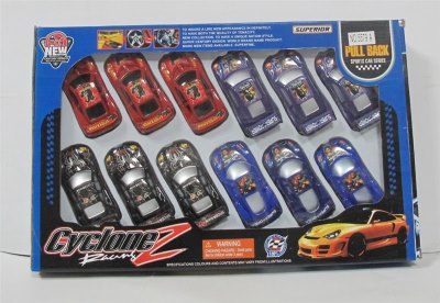 PULL BACK RACING CAR 4ASST.12PCS - HP1008115