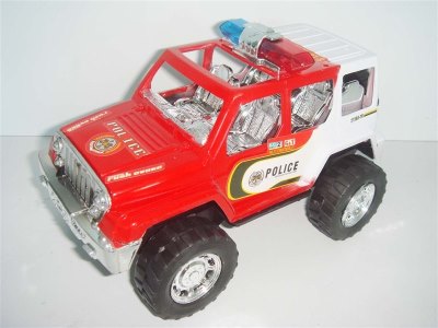 FRICTION POLICE CAR RED/BLACK/BLUE - HP1008145