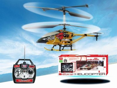 3 FUNCTION DIE CAST R/C HELICOPTER W/LIGHT - HP1008181