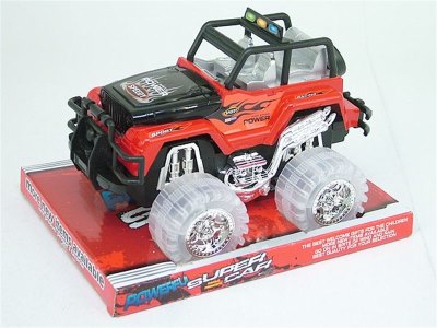 FRICTION CAR W/FLASHING LIGHT & MUSIC (3COLOR) - HP1008220