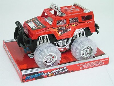 FRICTION CAR W/FLASHING LIGHT & MUSIC (3COLOR) - HP1008222