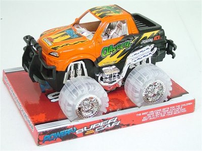 FRICTION CAR W/FLASHING LIGHT & MUSIC (3COLOR) - HP1008223