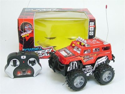 FOUR FUNCTION R/C CAR W/LIGHT RED/BLUE/BLACK - HP1008227