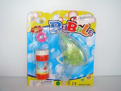 BUBBLE GUN SET W/LIGHT (TRANSPARENT) - HP1008232