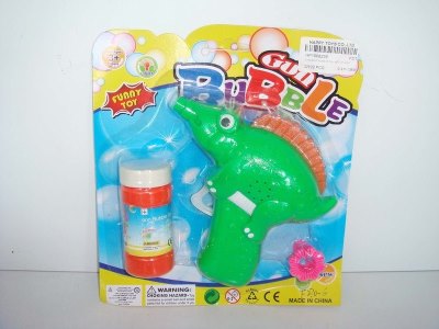 DINOSAUR BUBBLE GUN SET W/LIGHT - HP1008236