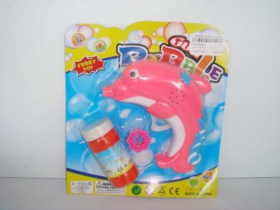 DOLPHIN BUBBLE GUN SET W/LIGHT - HP1008237