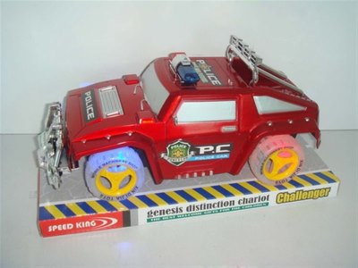 FRICTION POLIC CAR W/LIGHT - HP1008410