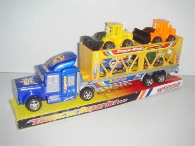 FRICTION TRUCK W/CONSTRUCTION CAR - HP1008588