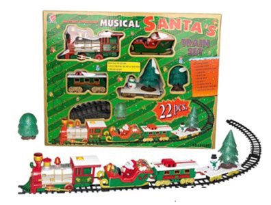 B/O SANTA RAIL TRAIN W/LIGHT & MUSIC - HP1008714