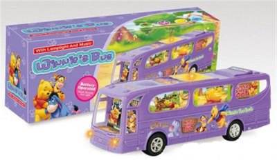 B/O POOH BUS W/ROLLING BLIND & LIGHT & MUSIC - HP1008729