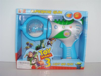 B/O GUN W/LIGHT & SOUND & SNOWFLAKE - HP1009693