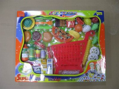 SHOPPING CAR W/FOOD 42PCS - HP1009806