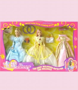 FASHION DOLL W/DRESS 3ASST. - HP1009833