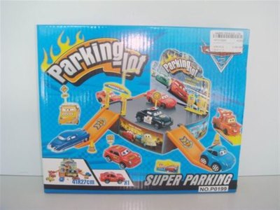 RAIL PARKING LOT W/1 PULL BACK CAR - HP1010092