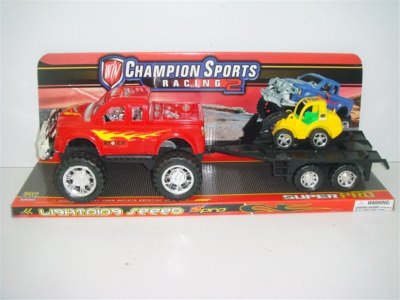 FRICTION TRUCK W/A FREE WAY CONSTRUCTION CAR - HP1010379