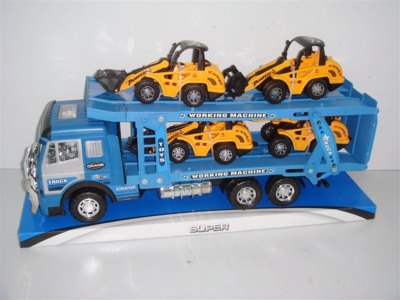 FRICTION TRUCK W/4 FREE WAY CONSTRUCTION CAR - HP1010576