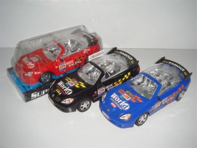 FRICTION RACING CAR RED/BLUE/BLACK - HP1010613