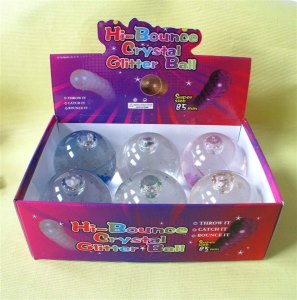 85MM WATER BALL W/FLASHING LIGHT 6PCS/DISPLAY BOX - HP1010695