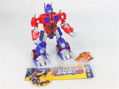 TRANSFORMER ROBOT W/LIGHT & PLANE 3COLOR - HP1010765