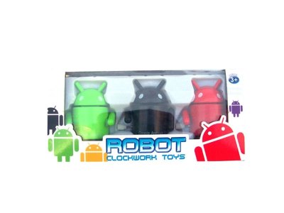 WIND UP ROBOT 3COLOR （3PCS/DISPLAY BOX） - HP1010802